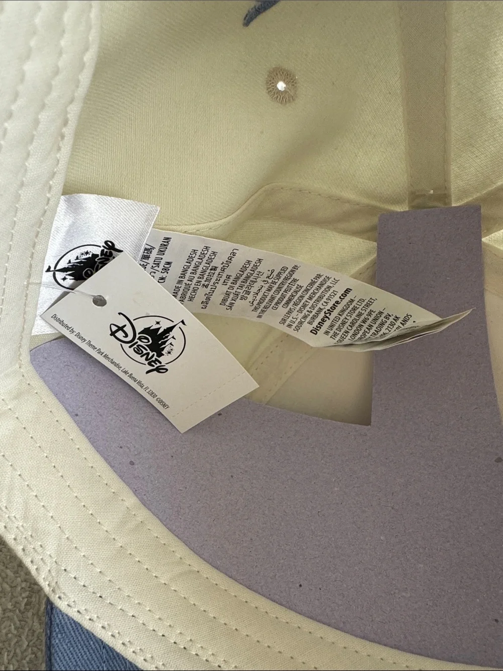 Disney “Park Hopper Professional” Embroidered Two-Tone Baseball Cap Hat